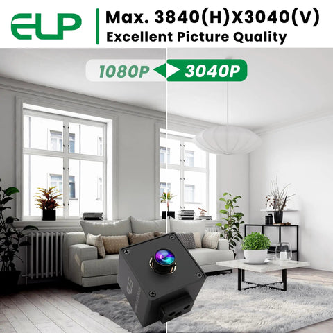 High Speed USB Autofocus Camera For PC And Laptop With 1080P 120FPS 12MP Sensor IMX577 displayed in modern living room