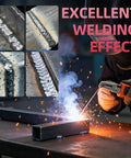 250A 3-In-1 Multiprocess Welder For Flux Core MIG TIG And Stick Welding On 110V Inverter demonstration of welding effects