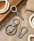Magnetic Tie Ring For Horses, Safe And Humane Horse Training Equipment with stainless steel quick snap and eye bolt