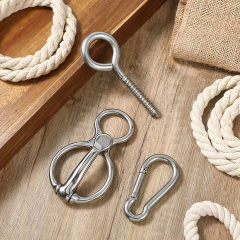Magnetic Tie Ring For Horses, Safe And Humane Horse Training Equipment with stainless steel quick snap and eye bolt