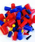Pro Grade High Temp Masking Cap And Plug Set For Powder Coating And Painting Silicone Rubber 160 Piece Assortment multi-color caps