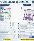 No Fuss 23 Parameter Water Test Kit With 158 Strips Checks Tap And Well Water for Lead Chlorine pH Hardness and Copper, testing methods