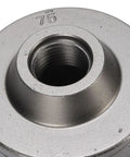 Heavy Duty Tungsten Steel YG8C Alloy Concrete Hole Saw Kit 55 65 75mm With Triple Tooth Design For Hollow Brick And Cement Walls Built To Last For Easy AC Unit Installations And Pro Grade Drilling, 75mm hole saw close-up