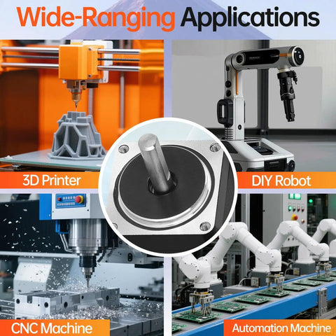 Nema 11 Stepper Motor 1.8 Degree 2 Phase High Torque 8Ncm used in 3D printers, CNC machine, DIY robot, and automation machine applications.