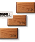 Top Shelf Wood Car Air Freshener Refill With A Killer Teak Scent And Clean Essential Oils To Eliminate Stubborn Odors And Keep Your Ride Fresh And Smooth All Day Long No Clip Included Made In Usa Sustainably Sourced wood refill blocks, brown wood finish.