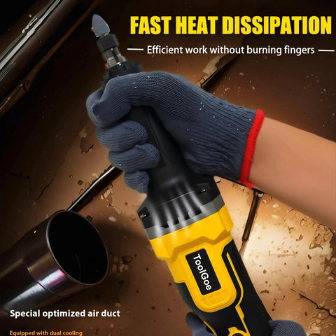 Killer Cordless Die Grinder Engineered To Ride On Popular 20V Packs Sporting A Robust Brushless Motor with glove holder
