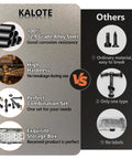 Comparison chart highlighting Top Shelf M3 Hex Socket Head Cap Screw Assortment Kit benefits over ordinary screws.