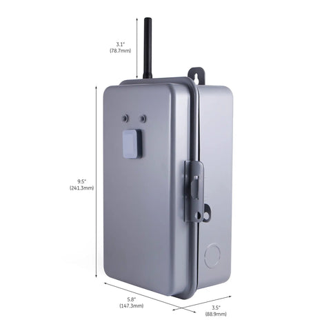 Z Wave Plus 40 Amp Indoor Outdoor Smart Switch With Metal Enclosure Direct Wire 120 277 VAC Weatherproof NEMA 3R
