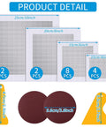 Heavy Duty Drywall Patch Kit 20 Pack With Aluminum Wall Patches And Fiber Mesh Over Galvanized Plate For 2 Inch 4 Inch 6 Inch And 8 Inch Holes