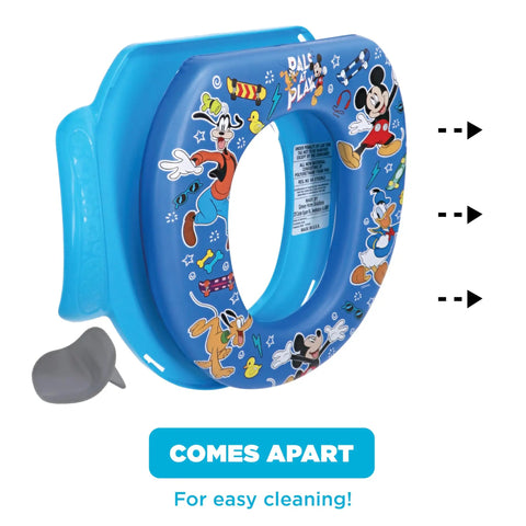 Toddler Potty Training Seat With Plush Removable Pad And Sturdy Grip Handles Fitting Regular Or Elongated Bowls Quick Wipe Down Design Super Comfy Setup Getting Little Tykes Cool With The Big Toilet