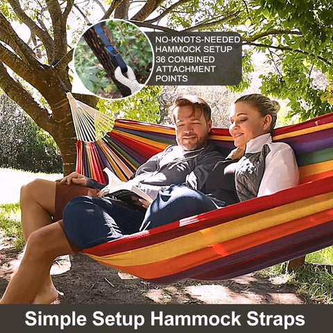 Brazilian Double Hammock For Two People With Tree Straps, Extra Large 240x160 Cm, Ideal For Backyard Hangouts And Indoor Lounging
