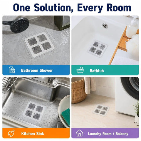 Skip Plumbing Nightmares And Keep Your Bathroom Slick With These Disposable 30 Pack Mesh Hair Catchers Featuring Super Tough Waterproof Adhesive That Grabs Tight Through Steam And Stops Ugly Clogs Dead In Their Tracks