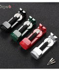 All In One Bracelet And Watch Band Repair Kit With Link Pin Remover displayed in four colors on black background.
