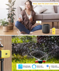 Smart WiFi Hose Timer For Garden And Lawn Irrigation With 1 Outlet Brass Swivel Inlet App Remote Control Rain Delay Manual Operation
