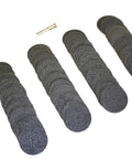 Heavy Duty Fiberglass Reinforced Cutoff Wheels Set, 100 Pieces, 1-1/2 Inch Discs With Two 1/8 Inch Mandrels, Built For Dremel