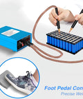 5000W Battery Spot Welder Portable Handheld On The Go Welding Machine For 18650 Battery Packs with spot welding pen and foot pedal