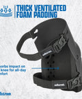 Ultra Flex KneePro Knee Pads For Men And Women With Thick Foam Cushioning And Heavy Duty Hard Outer Shell