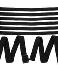 Adjustable Lawn Aerator Shoes Straps with Spikes Eight Piece Pack, showing sturdy black straps for soil aeration and grass maintenance.
