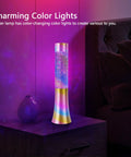 Color Changing Glitter Lamp USB Powered Mood Light For Bedrooms And Parties Teens And Kids Gift on nightstand