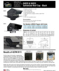 Galvanized Steel Roof Vent Cap With Damper And Removable Screen 6 Inch Collar Black Finish product specifications and dimensions sheet