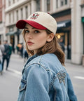 Woman wearing All Season Women Adjustable Cap With Buckle Closure One Size Fits Most Lightweight Yet Durable Go To Outdoor Hat