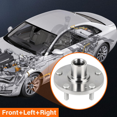 Premium Wheel Bearing And Hub Assembly For Hyundai Elantra 2011 2012 And Kia Forte 2014 2018 Front Left And Front Right showing installation