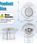 Replacement Shower Knob Kit For Moen 100710 Single Handle Tub And Shower Faucets Chrome Inserts dimensions in inches