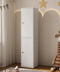 Heavy Duty Metal Storage Cabinet With Lock, 3 Adjustable Shelves, Single Door Steel Locker For Home Office And Garage, White Finish
