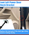 Front Left Door Hinge Check Arm Stop Strap For Sonata 2011 2015 Replacement Part OE 79380 3S000 installed in car door