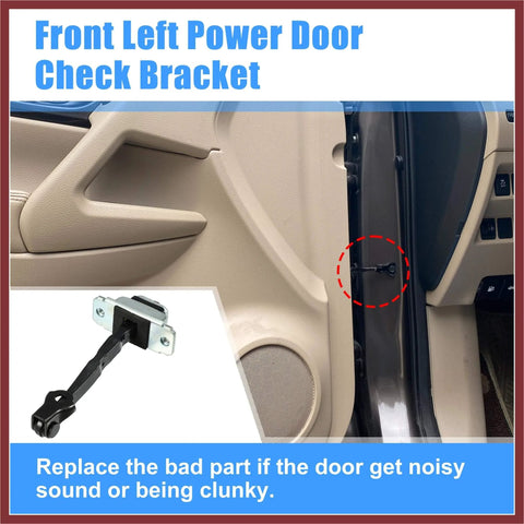 Front Left Door Hinge Check Arm Stop Strap For Sonata 2011 2015 Replacement Part OE 79380 3S000 installed in car door