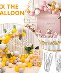 Totally Awesome 40 Pack Balloon Arch Clips Set With 2.4 Inch Plastic Spring Clamps For Party Decor Backdrops And Crafts That Stay Hidden. Clear plastic spring clips for balloon arches and backdrops