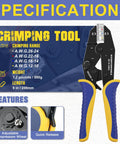 Must Have Marine Wiring Kit With Heat Shrink Ring Connectors 260 PCS Tinned Red Copper AWG 22 10 And A Crimping Tool specifications