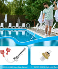 Stack Flue Sensor And High Limit Switch Replacement Kit For Pentair Sta-Rite MasterTemp Max E Therm Pool And Spa Heater Electrical System