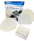 2 Pack Foam and Felt Vacuum Filter Kit for Shark Navigator NV100 NV105 NV106 UV300 Upright Vacuums with 2 Pre Motor Foam