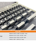 Gauge Block Set For Precision Calibration 81 Piece Economy Grade Gage Blocks Rectangular Blocks With Tight Tolerances Durable Pro Grade Workshop Ready Measuring Standards For Machinists Toolmakers And Shops, steel blocks in case