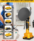 Tile Vibration Tool For 20V Battery With 8 Speed Leveling next to compatible DeWALT battery models