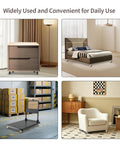 Tough As Nails 1.5 Inch Swivel Casters Set Of Four Heavy Duty Rolling Wheels on various furniture and utility items.