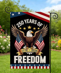 250 Year Anniversary USA Garden Flag For Outdoors With Eagle Design Double Sided 12x18 Inch Patriotic Backyard Flag 1776 2026
