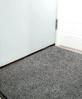 Polynib Indoor Entrance Mat 3 Ft By 6 Ft Gray For Home Or Office, Dirt Fighting Entry Rug With Moisture Retention, low profile at door