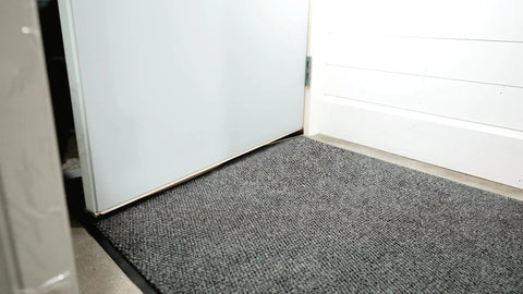 Polynib Indoor Entrance Mat 3 Ft By 6 Ft Gray For Home Or Office, Dirt Fighting Entry Rug With Moisture Retention, low profile at door