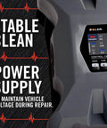 All In One Fully Automatic 20 Amp Smart Charger For 6V And 12V Batteries Battery Maintainer with control panel close-up