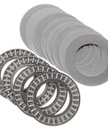 Kickin It Hard 4 Sets Thrust Needle Roller Bearing With Washer Kit Flat Single Direction Industrial Axial Roller Replacement Fit AXK2542 set