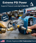 Pressure Washer Quick Connect Kit With M22 14mm Brass Adapter Set Swivel installation in garage setting