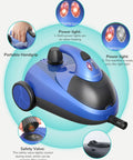 Heavy Duty Steam Cleaner With 21 Attachments, 293 Fahrenheit Steam Mop For Home And Car, 50 Oz Tank featuring handgrip and power lights.