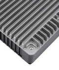 Ready To Roll 700W Micro Inverter With Mppt Pure Sine Wave Tech Built For Balcony Solar Builds And Easy Battery Hookup Across 12V Or 24V Rigs For Top Shelf Energy Output - close-up of aluminum heat sink surface.
