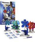 Deep Sea Crystal Grow Kit for Kids - 32-Piece STEM Chemistry Lab to Grow Colorful Crystals on 8 Sea Creatures with box and materials
