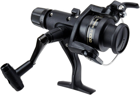 Side view of a Lightweight Fishing Reel With Graphite Frame And Sideplate, Graphite Rotor And Spool, Rear Drag And QuickFire II System