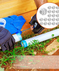 Image of hands installing a schedule 40 PVC pipe with socket to socket union fittings and EPDM O-ring, using a twenty pack three quarter inch PVC union connector.