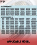 List of Maytag and Whirlpool dryer models for the Upgraded 279838 W10724237 Dryer Heating Element Pro Grade 5400W 240V.