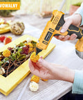 Cordless Hot Glue Gun That Works With Dewalt 20V Batteries 100W Tool Only Rapid Heat No Wires Includes 30 Glue Sticks